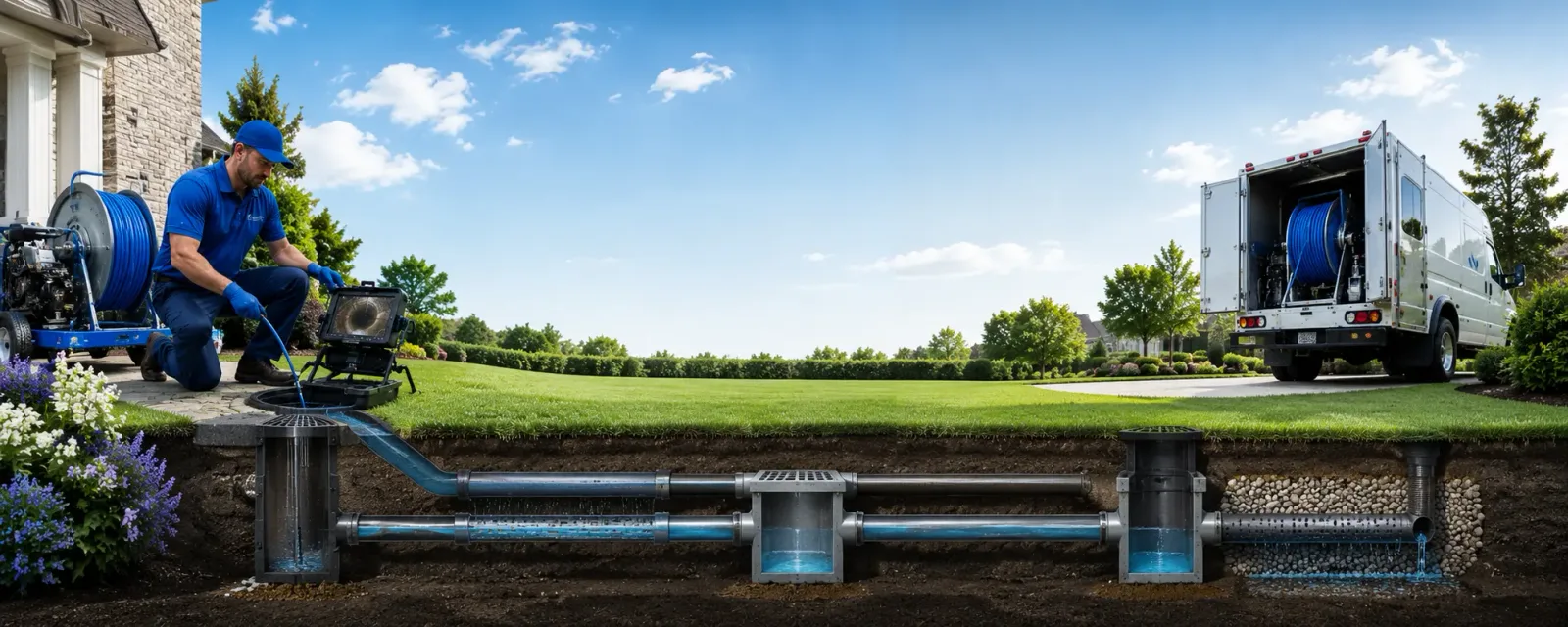 Outdoor drain cleaning information for Lake City, IA